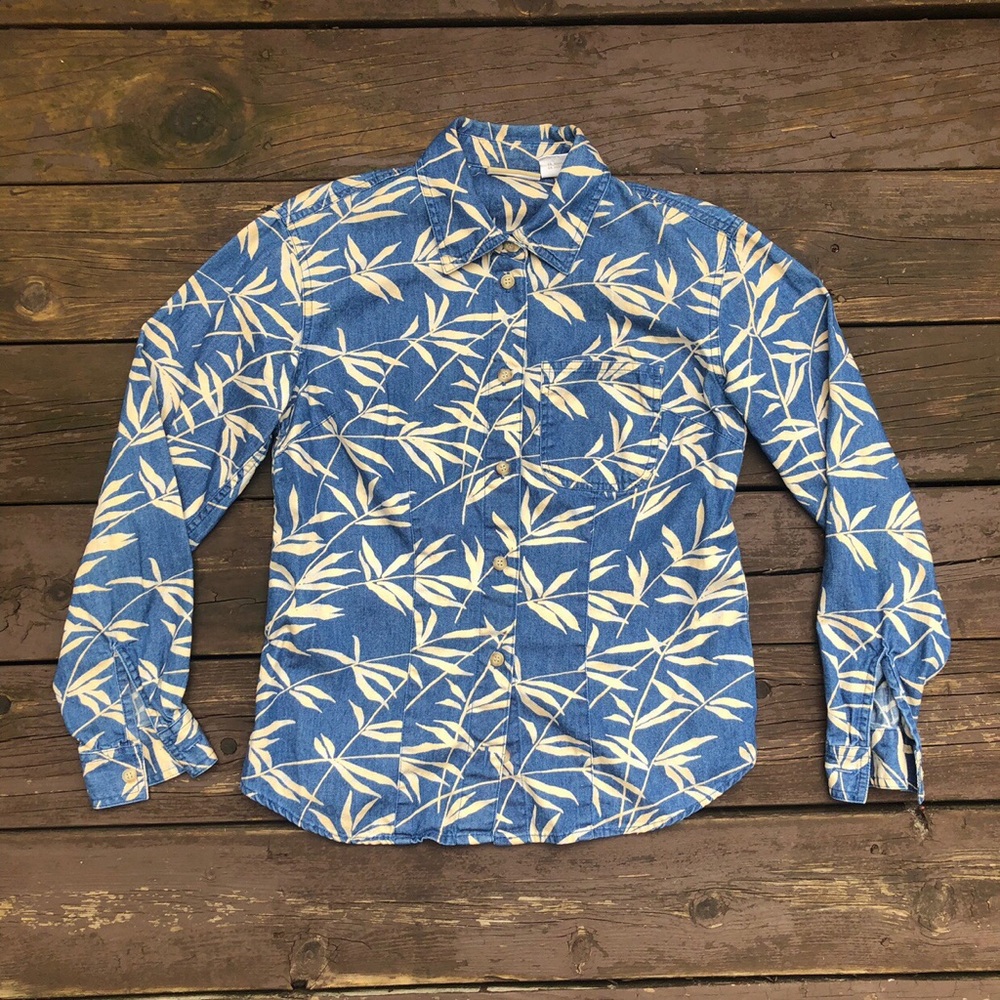 🌹Liz Claiborne Fern Denim Blouse